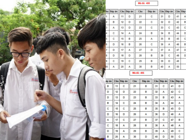 Đáp án tham khảo 24 mã đề tiếng Anh thi THPT Quốc gia đây rồi, xem ngay nào bạn ơi!