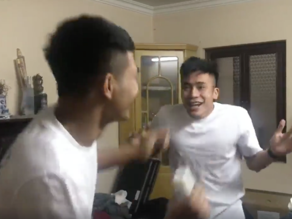 Đức Chinh, Tiến Dụng "lầy lội hết nấc" khi cover ca khúc "Về nhà ăn Tết"