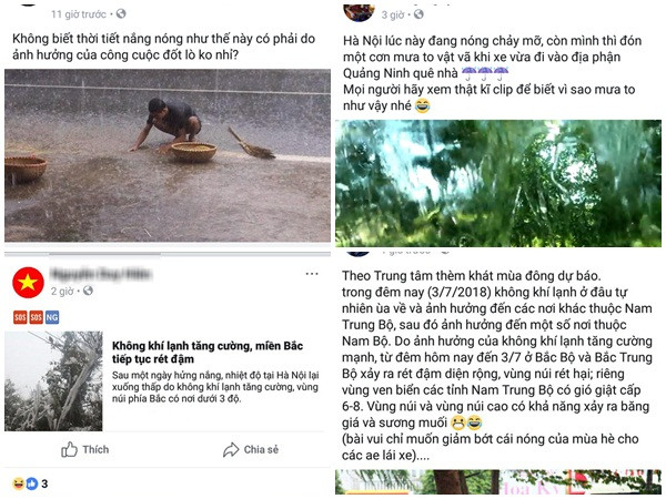 Nắng nóng 40 độ, cộng đồng mạng rộ trào lưu "giải nhiệt tinh thần"