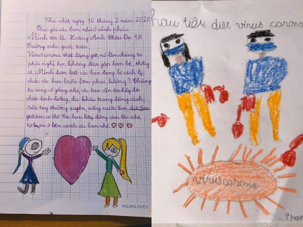 Món quà tinh thần của học sinh Hà Nội gửi đến các bạn ở vùng "tâm dịch" Vĩnh Phúc