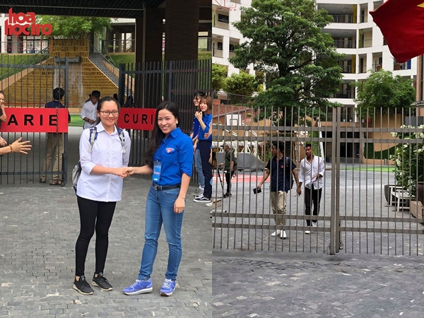 Điểm thi THPT Marie Curie (Hà Nội): Một số teen rời phòng thi dù chưa hết thời gian làm bài