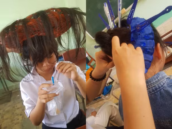 Những bức ảnh cho thấy, đến ma quỷ cũng phải "quỳ" trước trò nghịch của tụi học trò!
