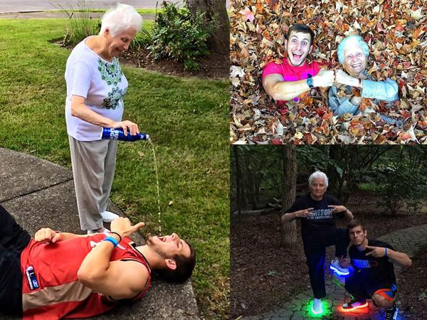 90 tuổi vẫn “lầy lội” cùng cháu yêu - "Người bà của năm" là đây!