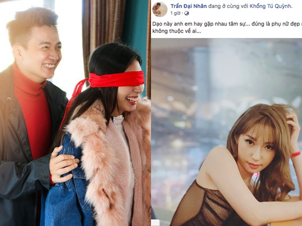 Đại Nhân gây xôn xao khi ẩn ý về chuyện tình tan vỡ giữa Khổng Tú Quỳnh và Ngô Kiến Huy