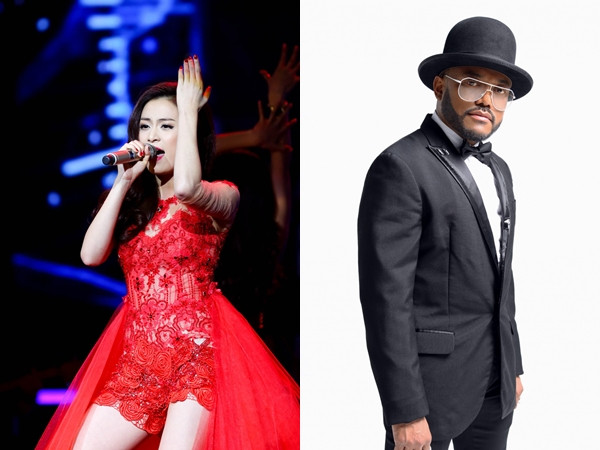 Hoàng Thuỳ Linh trình diễn EDM cùng sân khấu với thành viên nhóm nhạc Black Eyed Peas