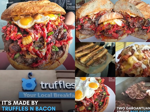 Chiếc bánh burger chỉ giành cho tín đồ "mê thịt"