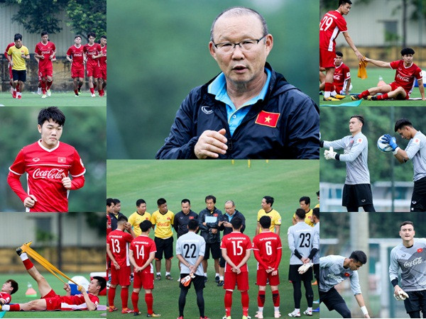 Buổi tập đầu tiên của đội tuyển Việt Nam trước AFF: Xuân Trường trở lại