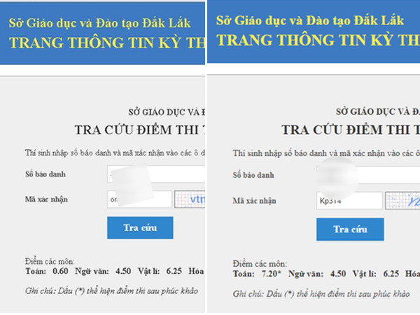 Đắk Lắk: Một thí sinh phúc khảo từ 0,6 lên 7,2 điểm Toán do tô mờ đáp án trắc nghiệm