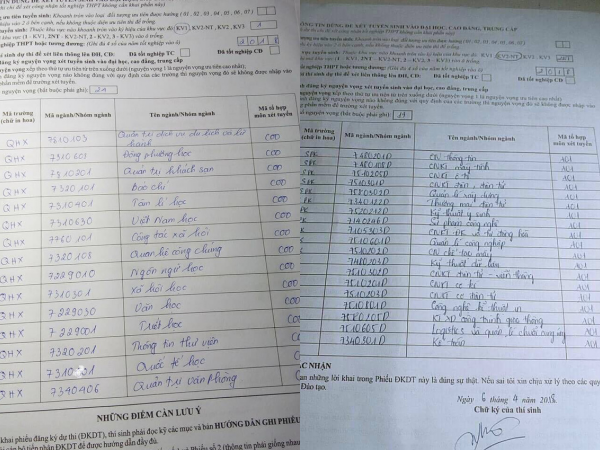 Đăng ký cùng lúc 20 nguyện vọng: Nên hay không?