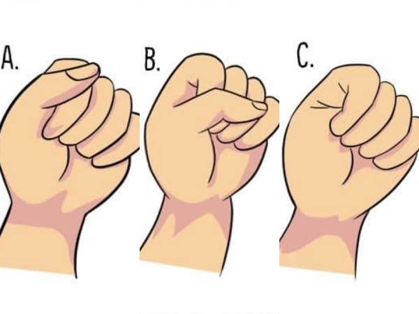 Mọi tính cách ẩn sâu trong bạn sẽ được phơi bày chỉ với 1 cái nắm tay