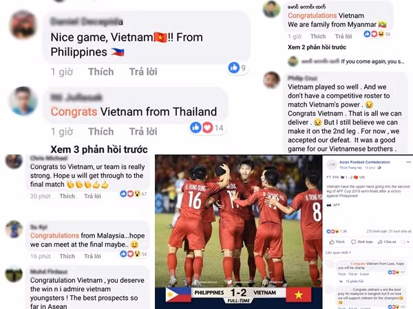 Đội tuyển Việt Nam nhận "bão" lời khen trên fanpage của giải AFF Suzuki Cup
