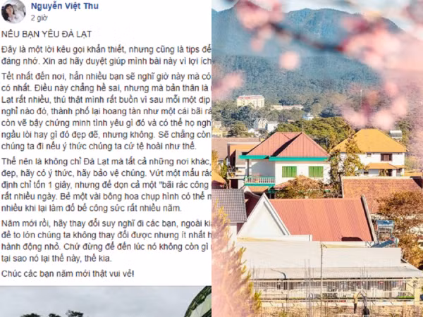 Lời "kêu cứu" của của dân mạng: "Nếu yêu Đà Lạt thì đừng biến nơi này thành bãi rác công cộng"