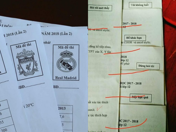 Cách đánh mã đề thi bá đạo của thầy giáo Địa lý khiến học sinh "phấn khích"
