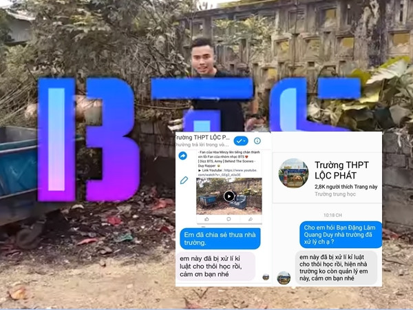 Dân mạng "bão" fanpage trường học đình chỉ nam sinh vì "dizz" BTS và ARMY