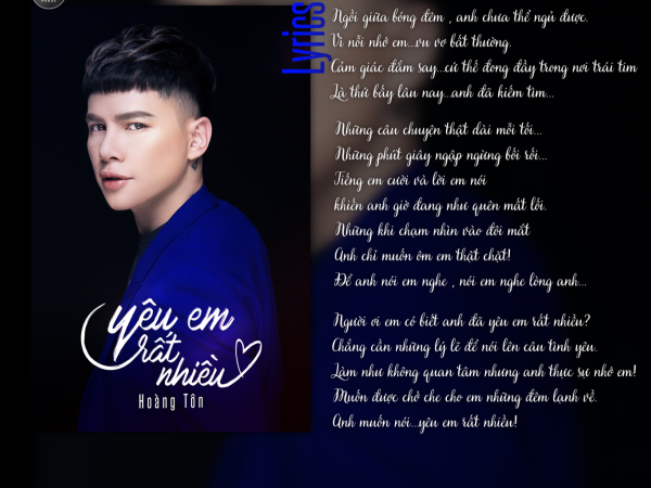 Hoàng Tôn chính thức trở lại sau thời gian "ở ẩn", tung hit mới "Yêu em rất nhiều"