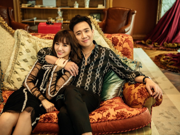 Trấn Thành - Hari Won tung bộ ảnh kỉ niệm 17 tháng về chung một nhà