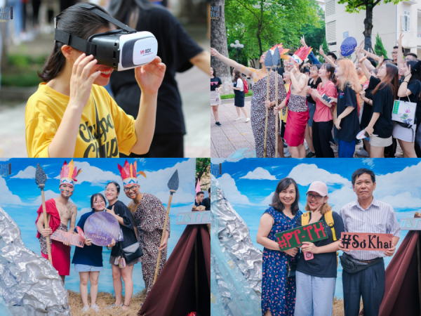 Ấn tượng buổi tiếp sinh trường Báo: Đưa văn hóa Việt xưa theo dòng sự kiện