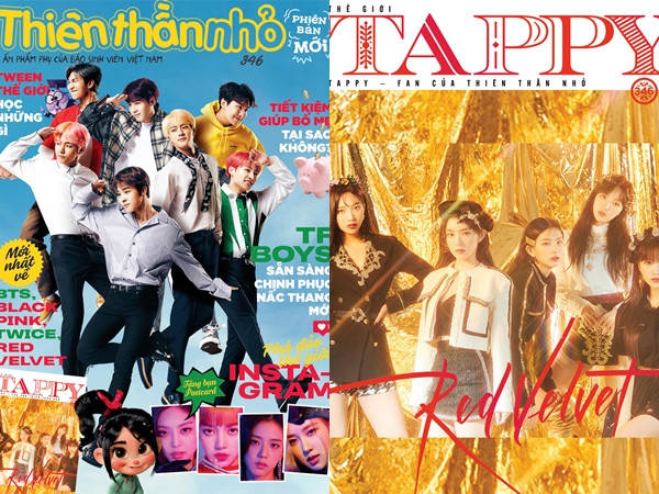 Chào tháng 12, Thiên Thần Nhỏ 346 dành tặng bạn đọc poster khổ lớn của Red Velvet và BTS