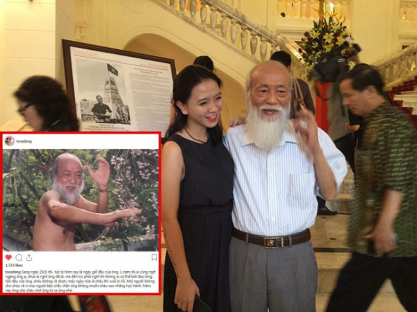 Nghẹn ngào đọc bức thư của cháu gái Tô Sa gửi thầy Văn Như Cương trong ngày giỗ đầu