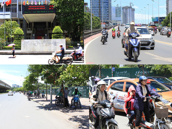 Đường phố Hà Nội như "chảo lửa"!