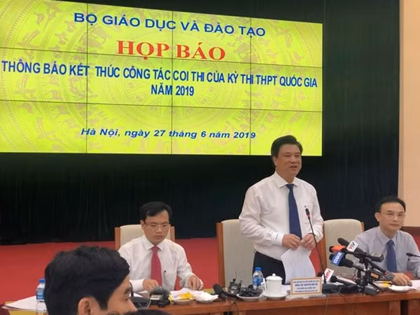Ngày 14/7 công bố điểm thi THPT quốc gia 2019