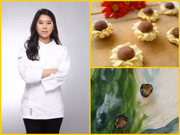 Người vẽ tranh bằng... bánh ngọt