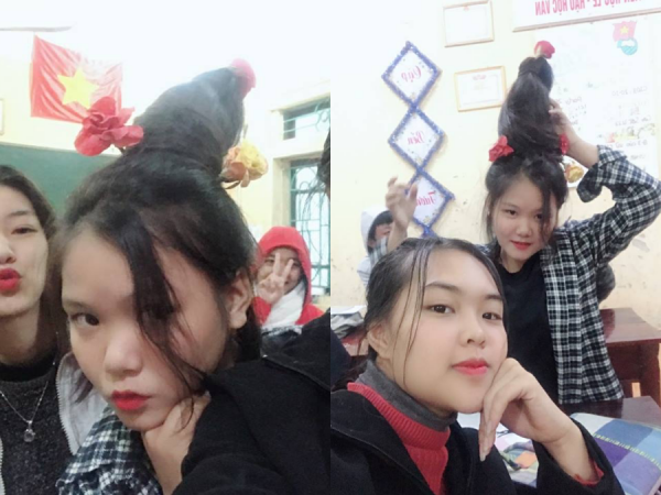 Góc sáng tạo mùa Giáng sinh: "Cây thông tóc" mang không khí ấm áp đến lớp học thân yêu