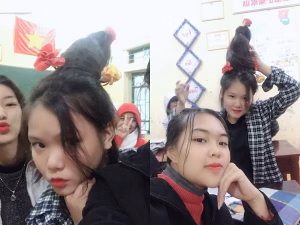 Góc sáng tạo mùa Giáng sinh: "Cây thông tóc" mang không khí ấm áp đến lớp học thân yêu