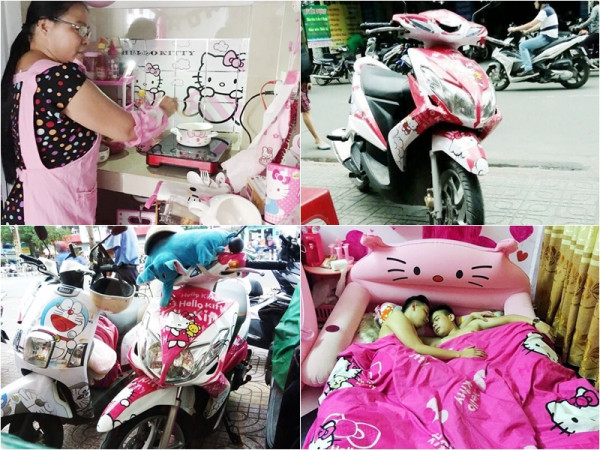 "Ngất ngây" với những đồ vật "gắn mác" Hello Kitty đáng yêu nhất Vịnh Bắc Bộ