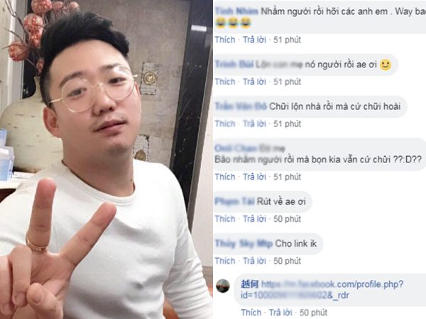 Nhầm là trọng tài Kim Dae-young, dân mạng "tấn công" Facebook một công dân Hàn Quốc