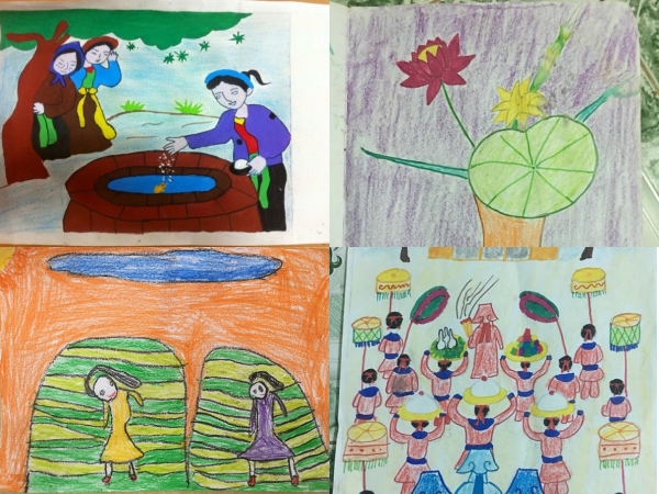 Nếu thấy những bức tranh tập vẽ này quen thuộc, hẳn bạn đã có một tuổi thơ vô cùng "dữ dội"