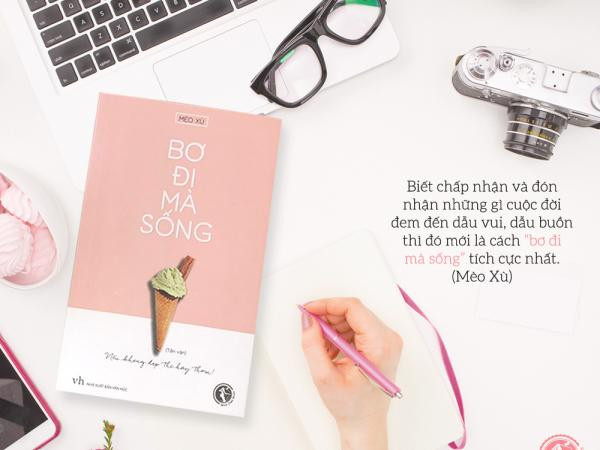 Mèo Xù ra mắt sách “Bơ đi mà sống” tạo thiện cảm