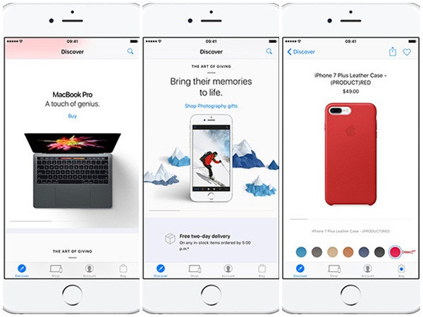 Apple Store hỗ trợ mua sắm bằng giọng nói