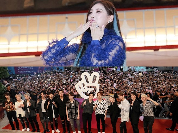 Thích thú với 1001 biểu cảm đáng yêu của Sunmi và độ cool ngầu của SEVENTEEN