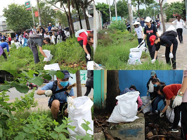 Nhiều bạn trẻ ở Sài Gòn lần đầu dọn rác "không công"!