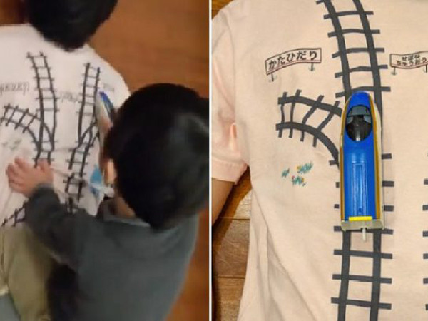 Ông bố đáng yêu nhất Quả Đất: Tự thiết kế áo phông vừa giúp con chơi vừa được thư giãn 