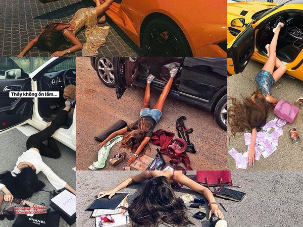 Giải mã trào lưu "ngã xe khoe đồ" đang thịnh hành trên mạng xã hội