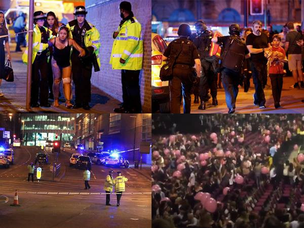 Cả thế giới rúng động vì vụ nổ bom lớn gây thương vong trong đêm nhạc của Ariana Grande ở Anh