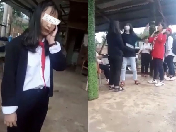 Nữ sinh lớp 8 bị đánh hội đồng đến thủng màng nhĩ