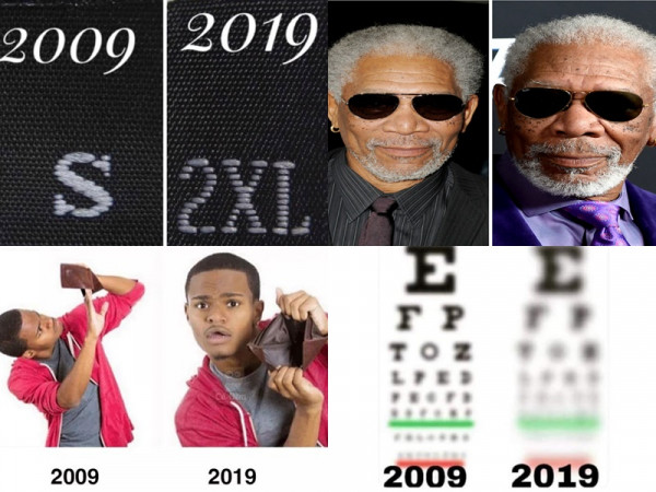 Cười té ghế khi xem những bức ảnh chế lấy cảm hứng từ #10yearschallenge của hội troller