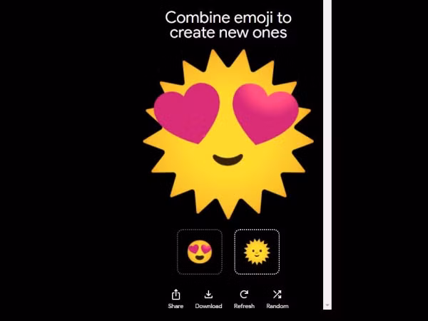 Google giới thiệu "Emoji Kitchen", biến tấu Emoji tình yêu theo cách của chính bạn