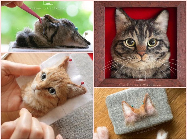 Ngất ngây với tranh 3D siêu thực làm từ lông cừu của nghệ sĩ Nhật Bản