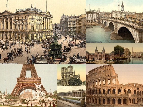 Chiêm ngưỡng vẻ đẹp thế giới cách đây 100 năm