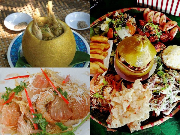 Gà hấp bưởi - món ăn “có một không hai” của người Đồng Nai