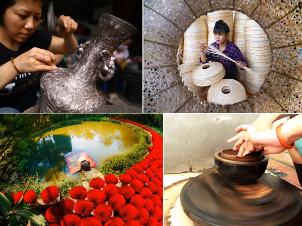 Ngắm làng nghề, phố nghề tại triển lãm “Hà Nội trong tôi”