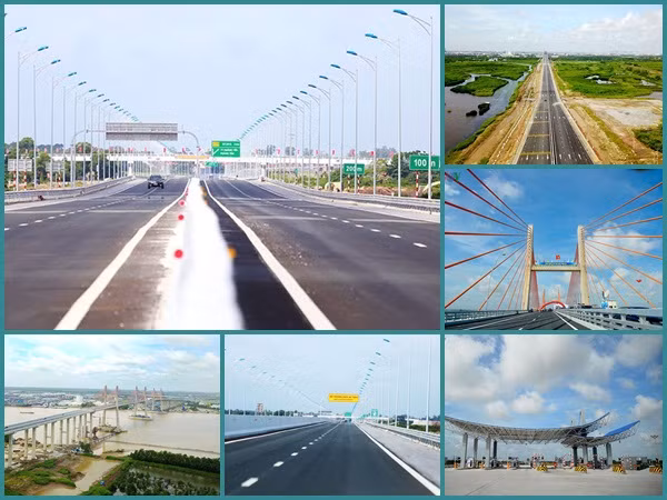 Cận cảnh cao tốc Hạ Long – Hải Phòng và cầu Bạch Đằng ngày thông xe