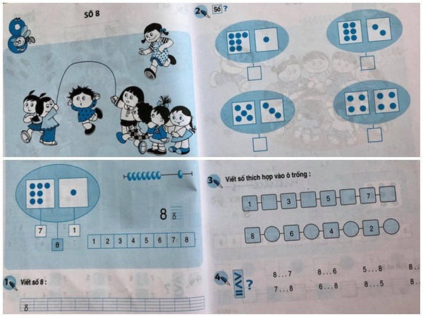 Sách giáo khoa không thiết kế để học sinh viết vào sách?