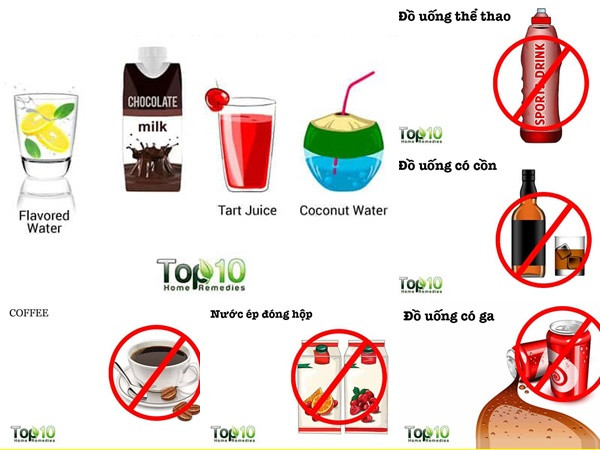 Những thứ bạn không nên uống sau khi tập thể thao