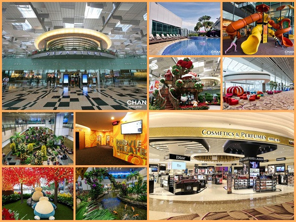 Vào sân bay Changi của Singapore cứ ngỡ là khu nghỉ dưỡng cao cấp