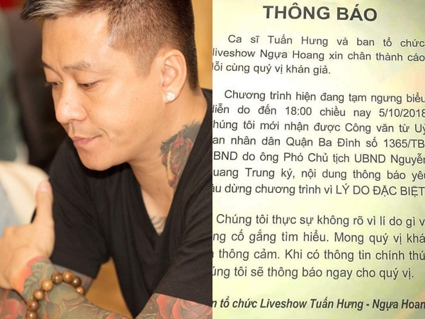 Bị hủy liveshow kỷ niệm 20 năm đi hát trước giờ G, Tuấn Hưng bật khóc chia sẻ đầy cay đắng